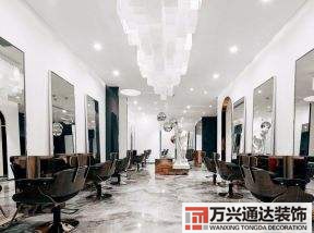 美发店室内装修图美发店装修设计效果图