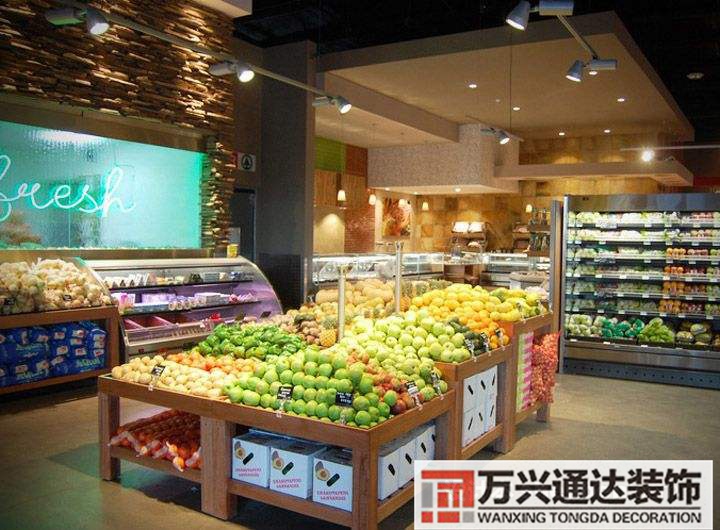 小水果店装修效果图小型水果店装修设计效果图