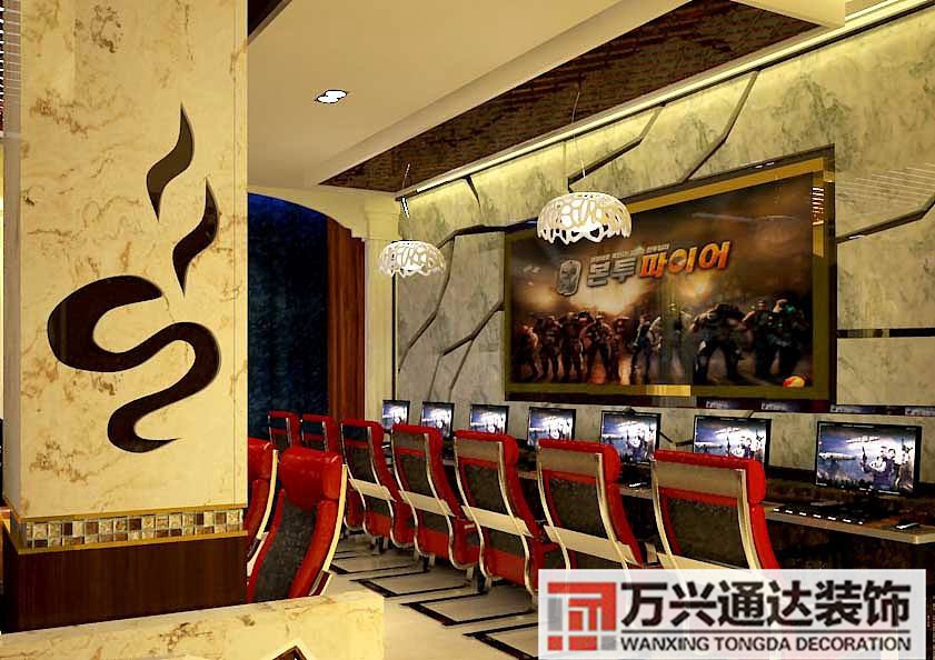 网咖装修风格网咖装修风格效果图