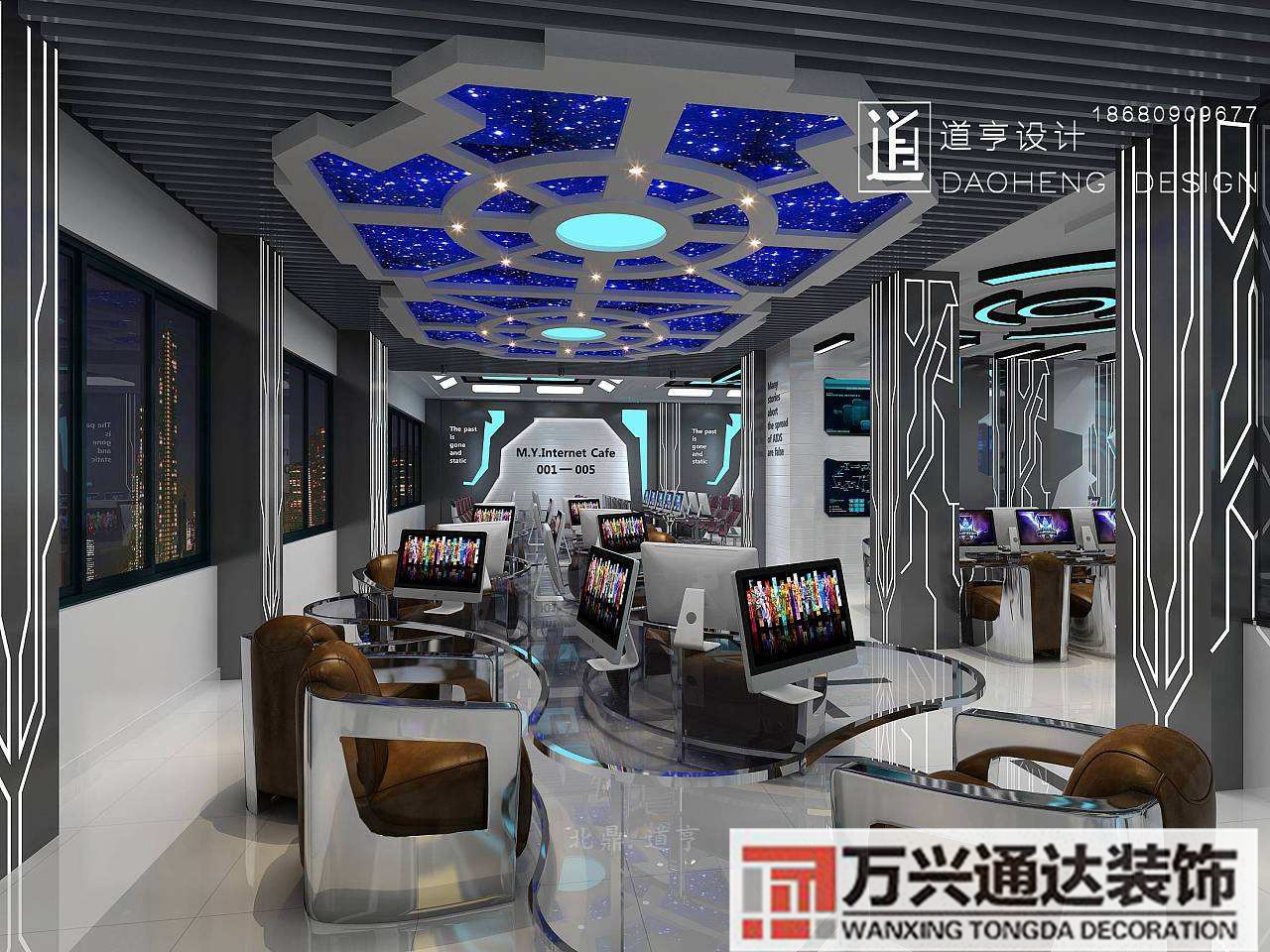 北京网咖装修北京网咖装修设计公司网吧装修设计 网咖网吧消防报审