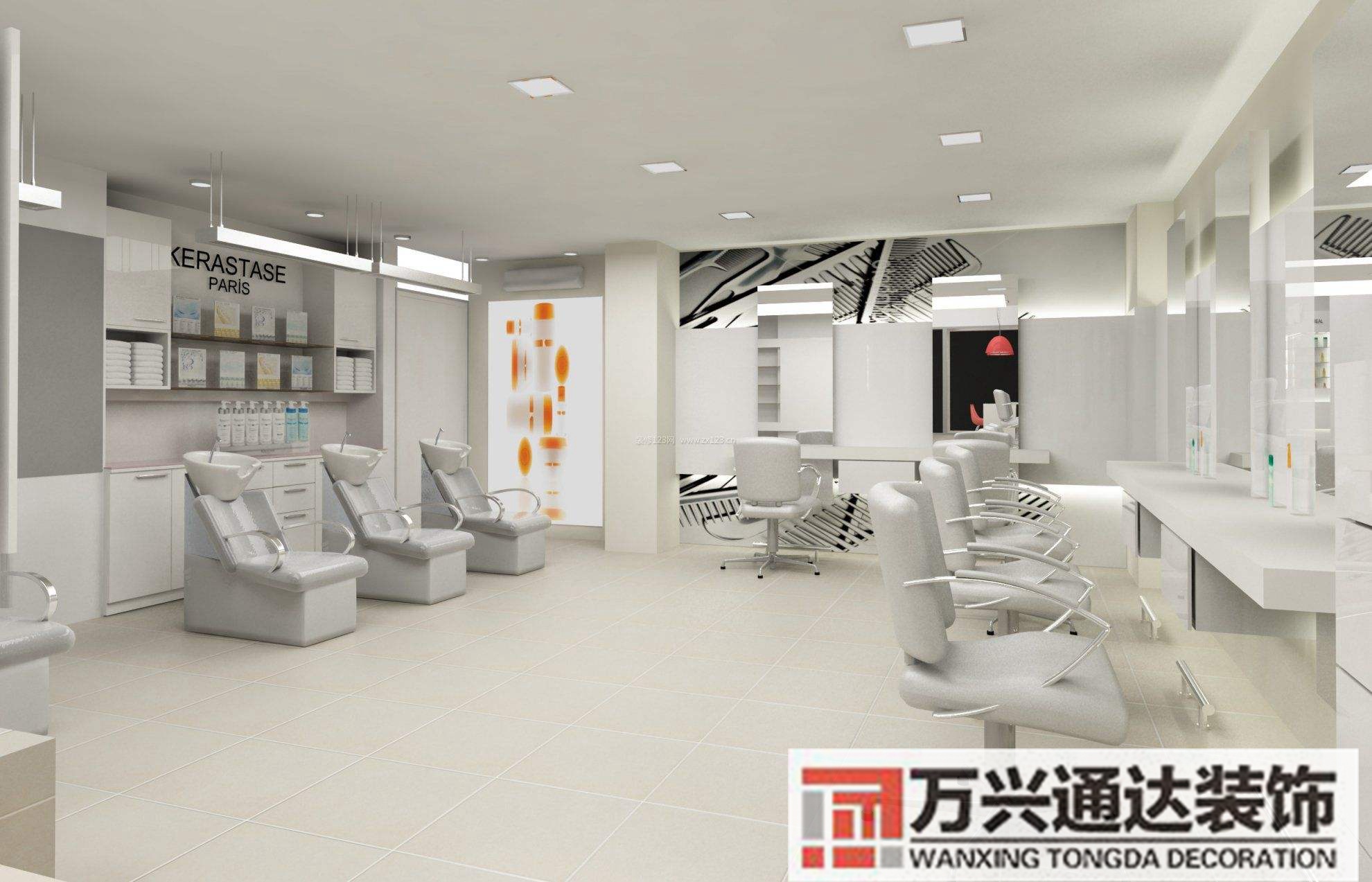 美发店装修风格图片美发店装修风格图片 效果图 壁纸