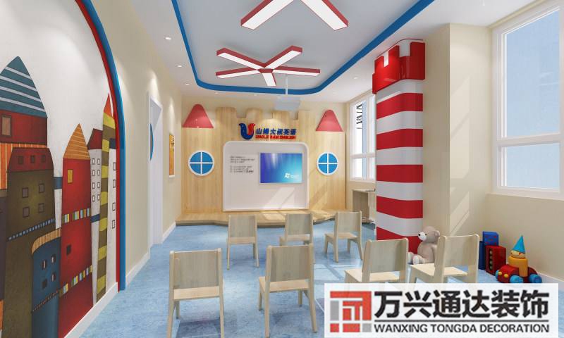 英语培训机构装修英语培训机构装修犭领匠装饰公司怎样去